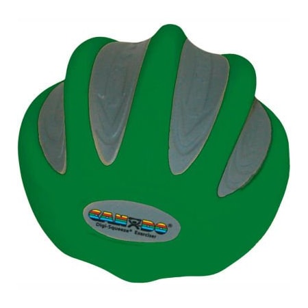 Fabrication Enterprises CanDo Digi-Squeeze Hand Exerciser, Large, Green, Moderate 33878